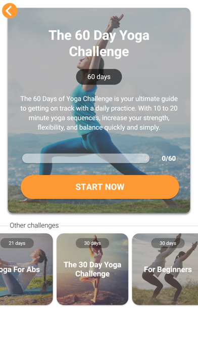 Yoga Workout Challenge Screenshots