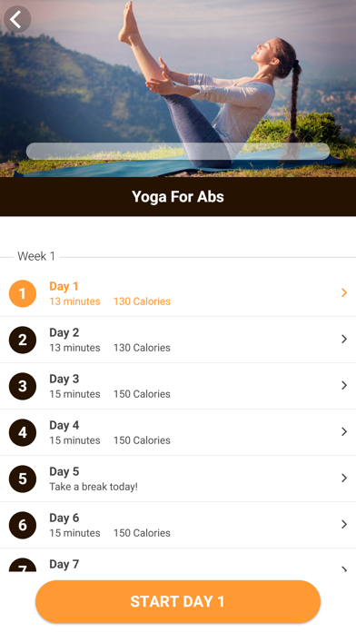 Yoga Workout Challenge Screenshots