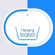 Hang a Sign! II (Light Gray/Bright Blue)