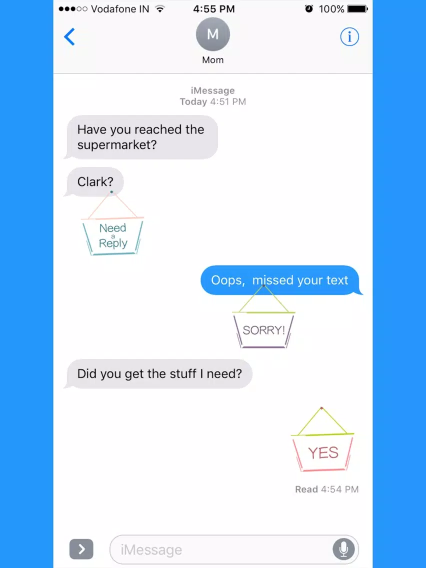 Hang a Sign! II (Light Gray/Bright Blue) iPad Screenshots
