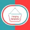 Hang a Sign! II (Turquoise/Brick Red)