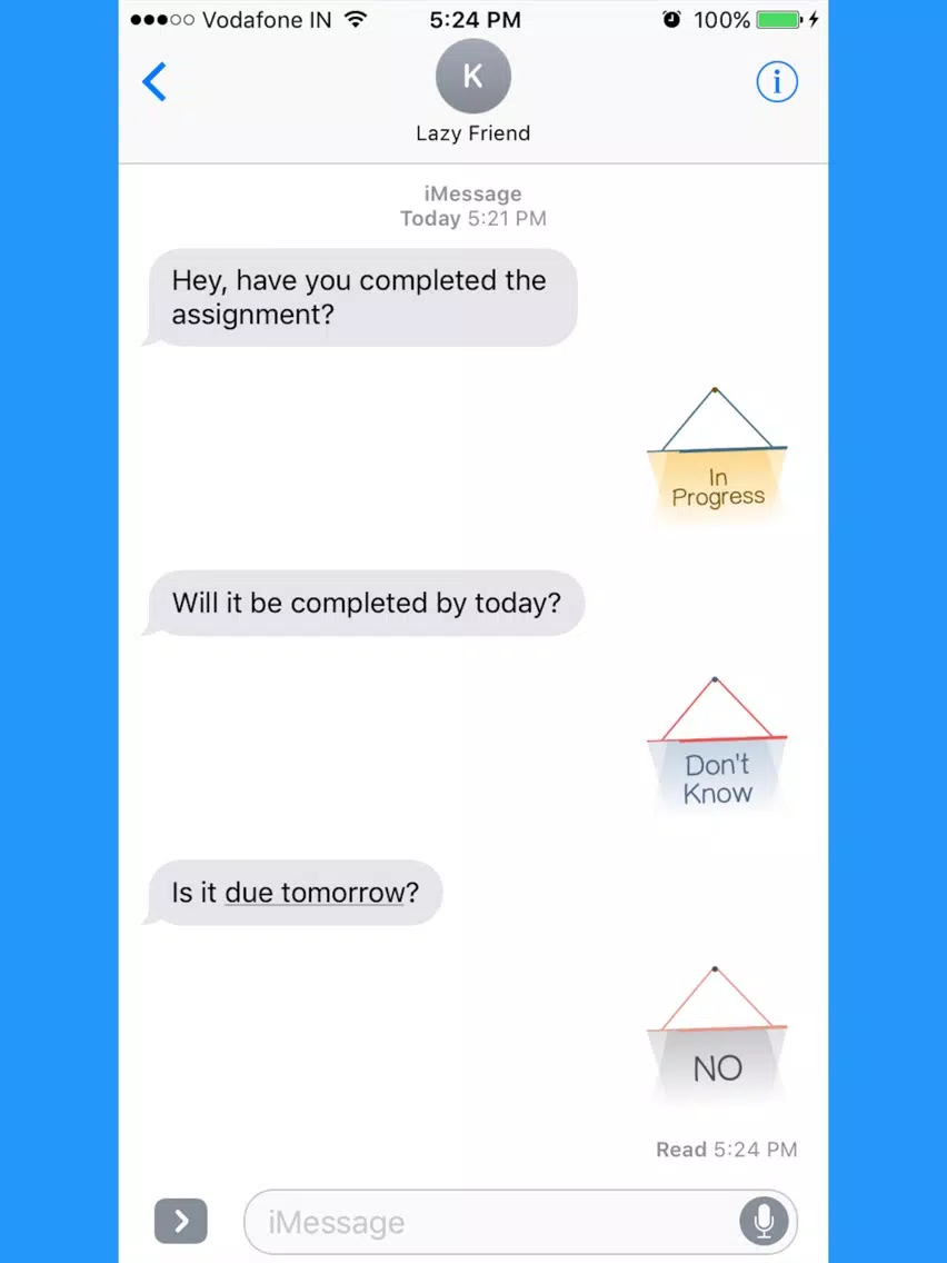 Hang a Sign! (Dull Blue/Yellow) iPad Screenshots