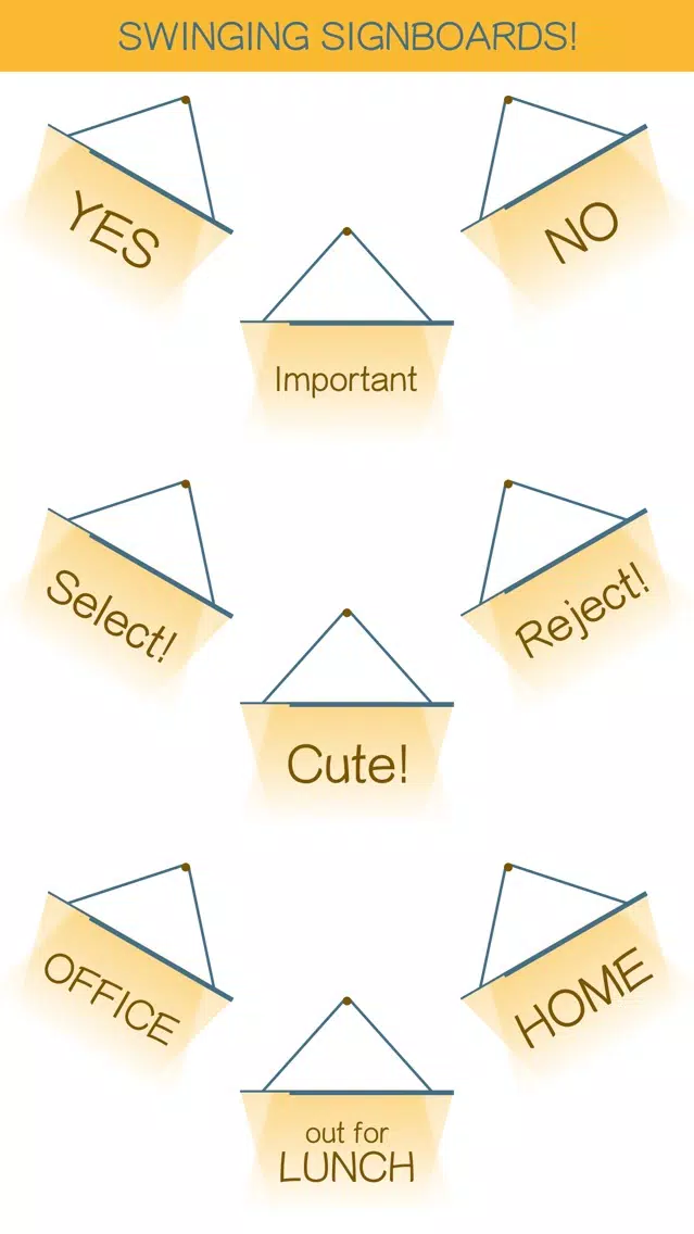 Hang a Sign! (Dull Blue/Yellow) Screenshots