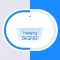 Hang a Sign! (Light Gray/Bright Blue)