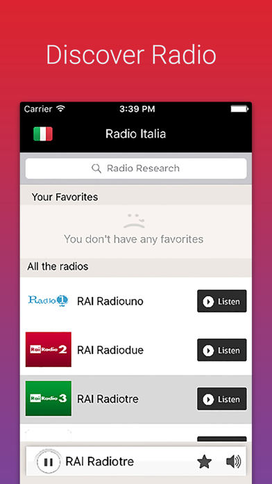 Radio Italy - Radios IT - Musica Italiana Screenshots