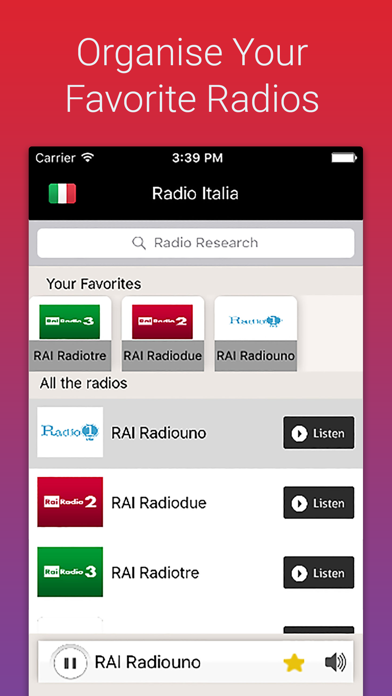 Radio Italy - Radios IT - Musica Italiana Screenshots