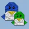 Color the Origami Penguin