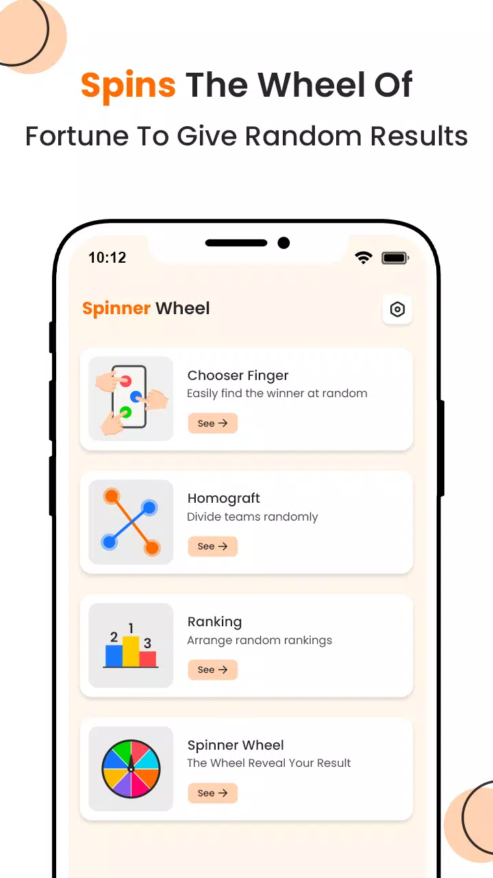 Spin the Wheel: Random Chooser Screenshots