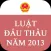 Luật Đấu Thầu Năm 2013