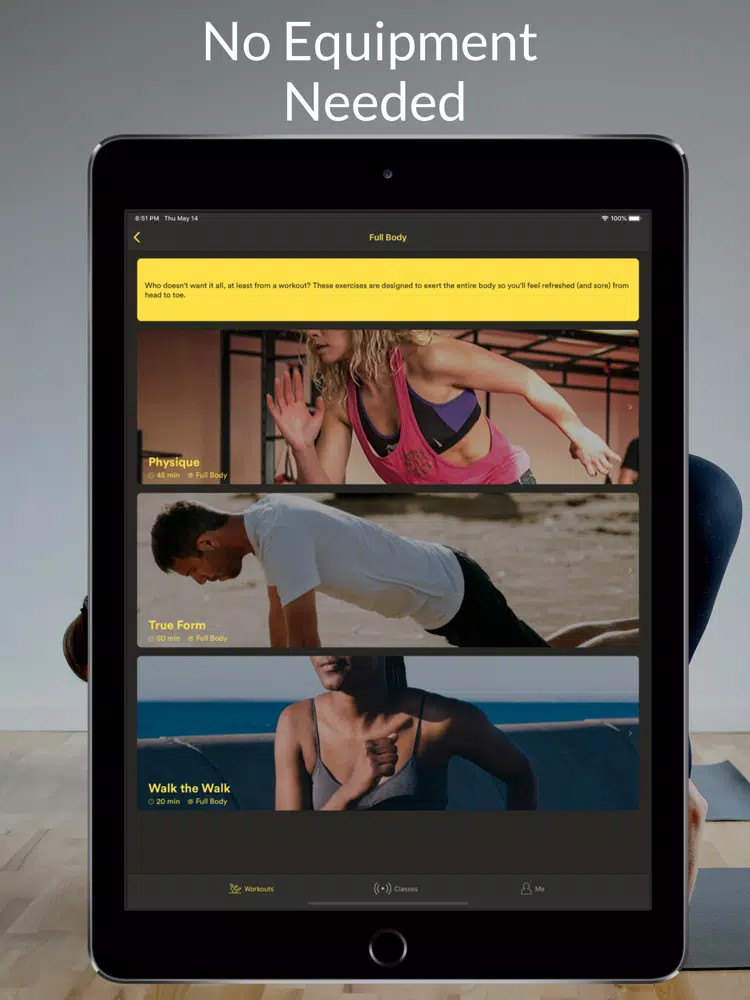 Circuit - At Home Fitness iPad Screenshots