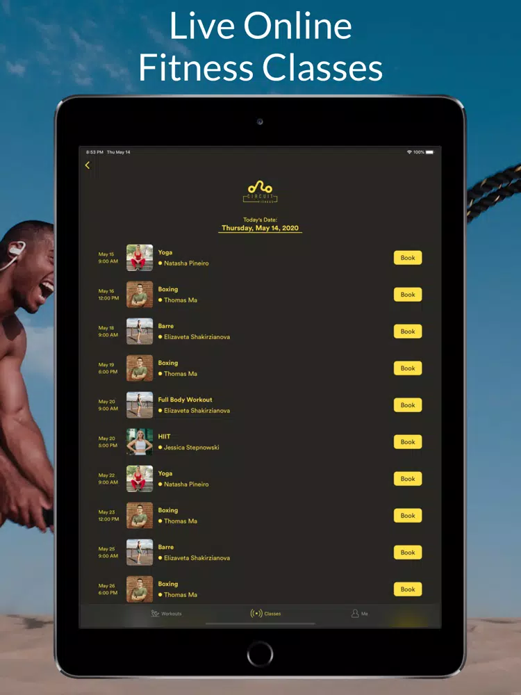 Circuit - At Home Fitness iPad Screenshots