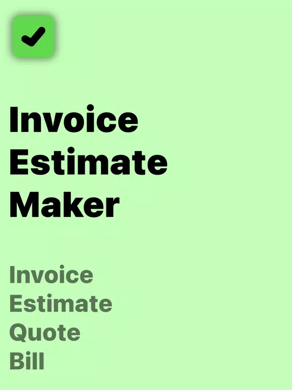 Invoice Forms — Receipt Maker iPad Screenshots
