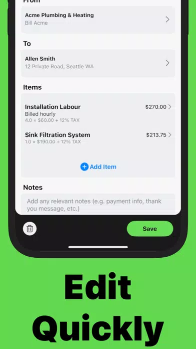 Invoice Forms — Receipt Maker Screenshots