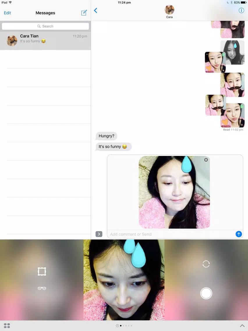 Sticker Booth : Animated GIF Stickers for iMessage iPad Screenshots