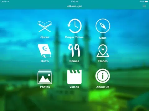 Quran majeed Free Edition- Muslim Prayer times- Qibla Directions iPad Screenshots