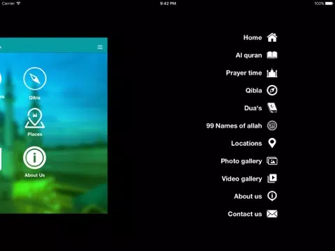 Quran majeed Free Edition- Muslim Prayer times- Qibla Directions iPad Screenshots