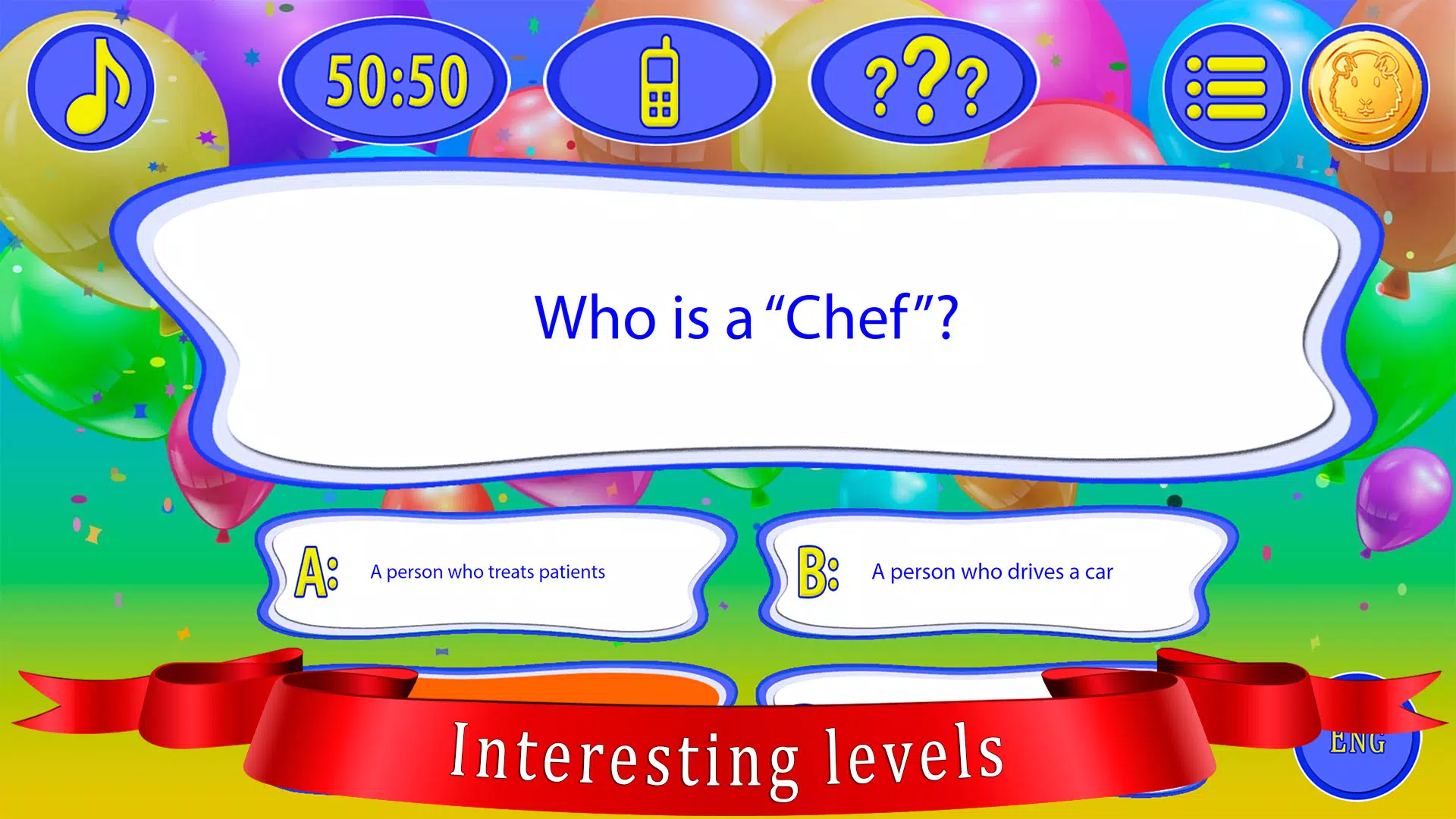Tangkapan skrin Kids Quiz Games: Millionaire