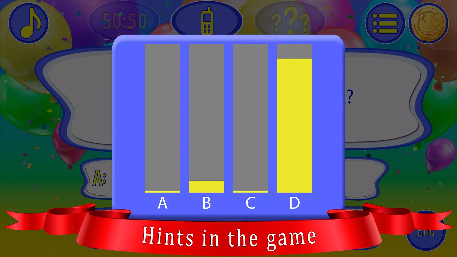 Tangkapan skrin Kids Quiz Games: Millionaire