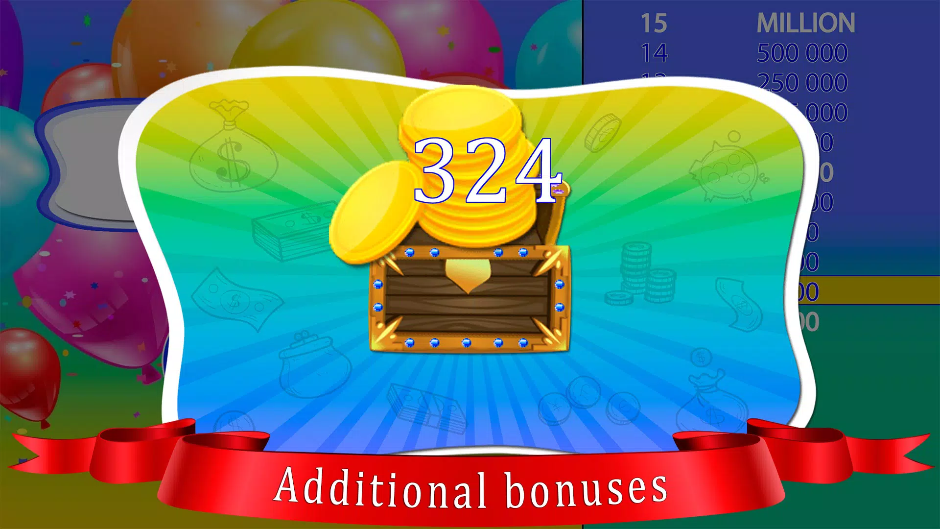 Tangkapan skrin Kids Quiz Games: Millionaire
