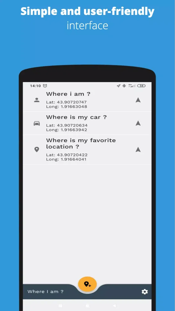 Where am i? Where am i parked? Screenshots
