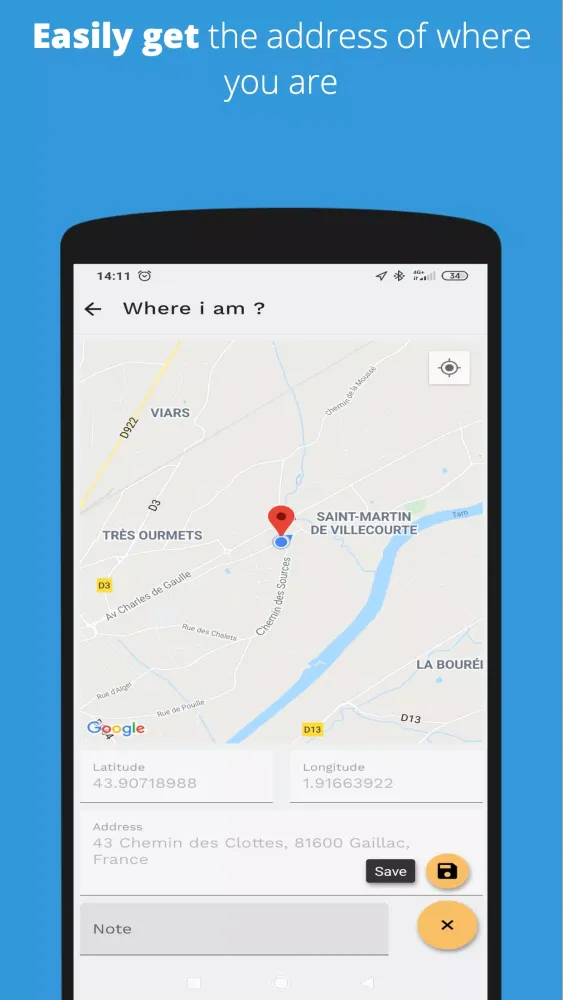Where am i? Where am i parked? Screenshots