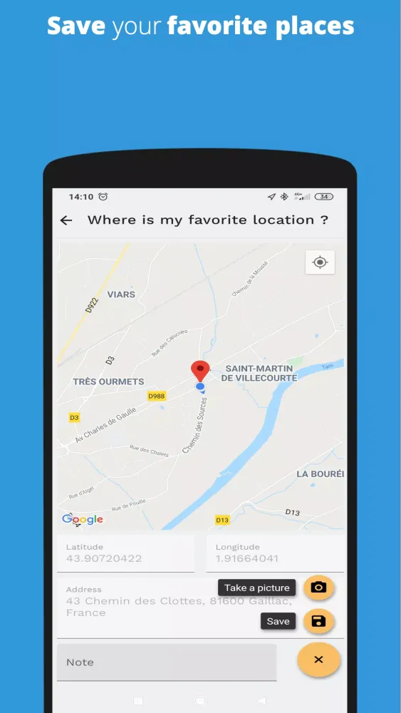 Where am i? Where am i parked? Screenshots