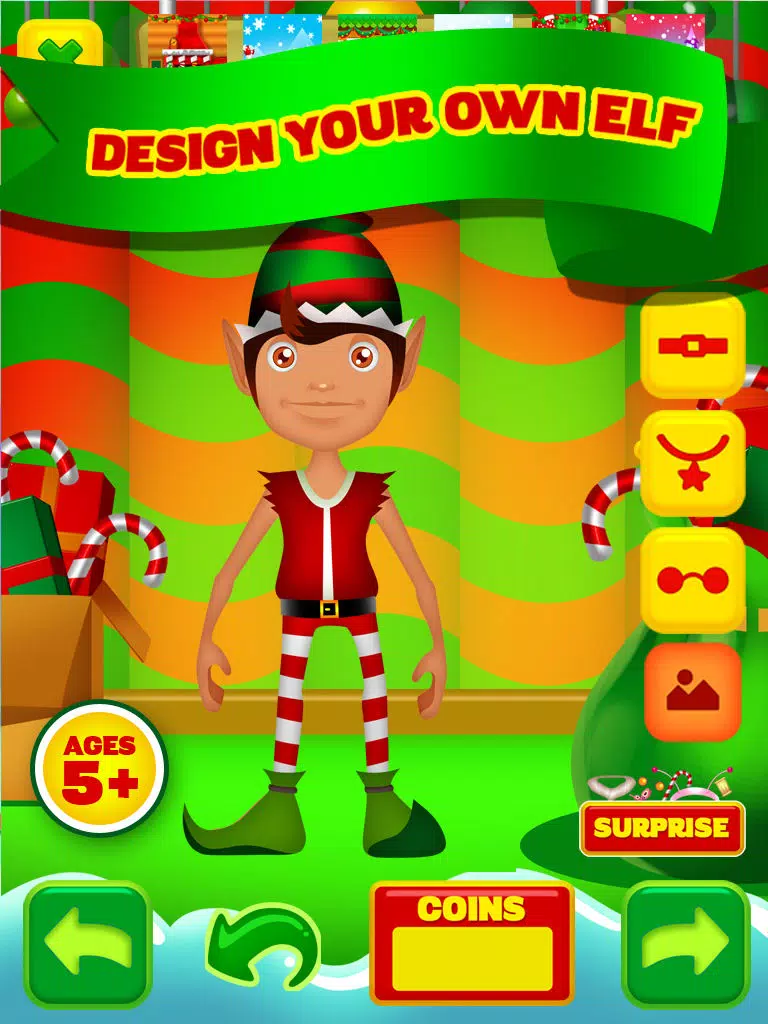 Name My Santas Amazing Little Helper North Pole Magic Builder Elf Design Game - Free App iPad Screenshots
