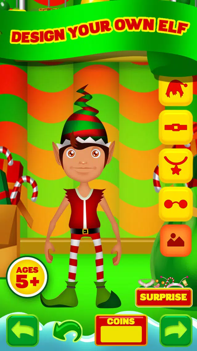 Name My Santas Amazing Little Helper North Pole Magic Builder Elf Design Game - Free App Screenshots