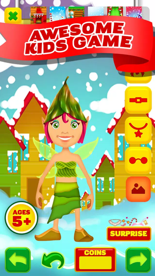 Name My Santas Amazing Little Helper North Pole Magic Builder Elf Design Game - Free App Screenshots