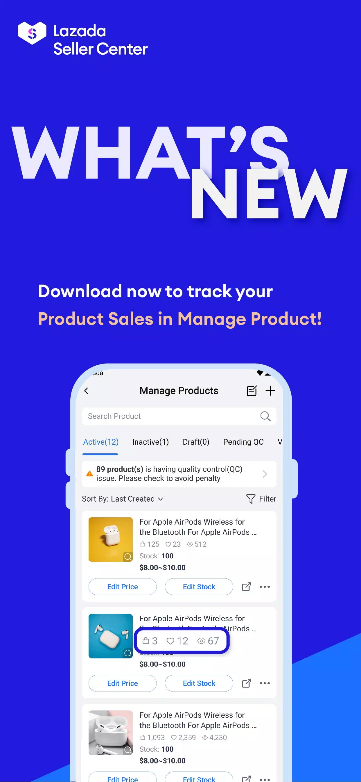 Lazada Seller Center Screenshots