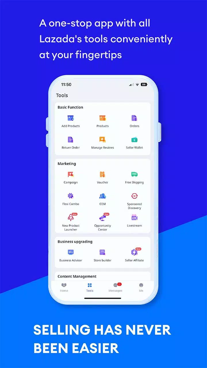 Lazada Seller Center Screenshots