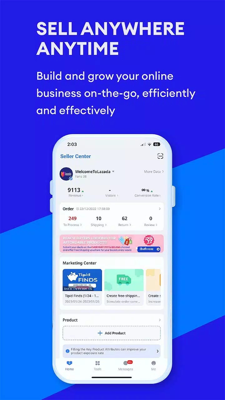 Lazada Seller Center Screenshots