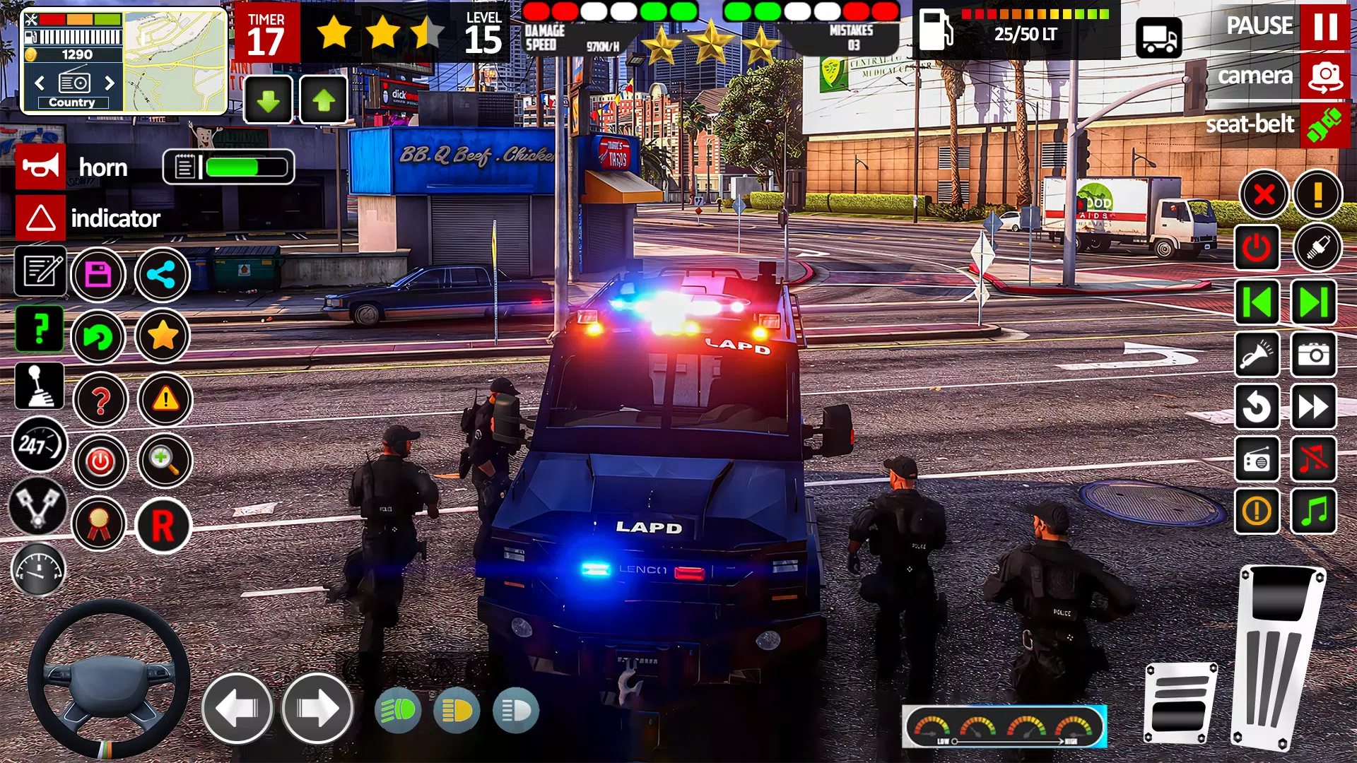 Ảnh chụp màn hình của Cop Car Chase Games 2024