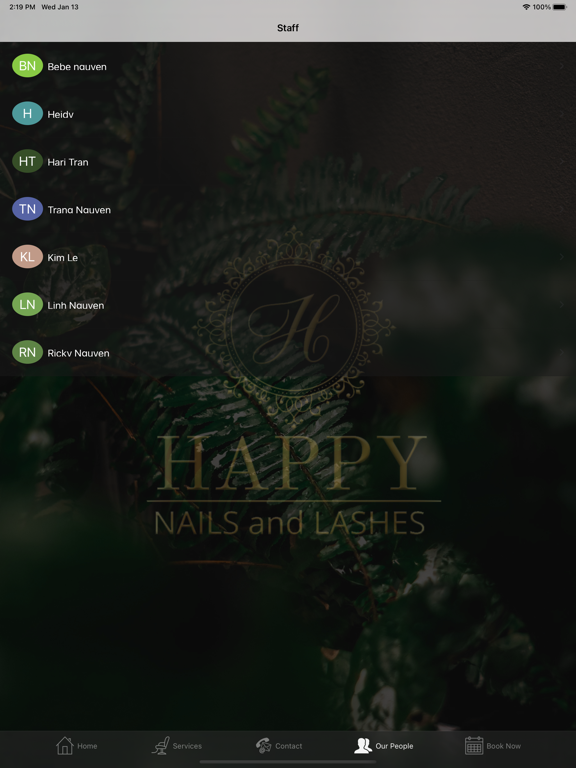 Happy Nails & Lashes iPad Screenshots