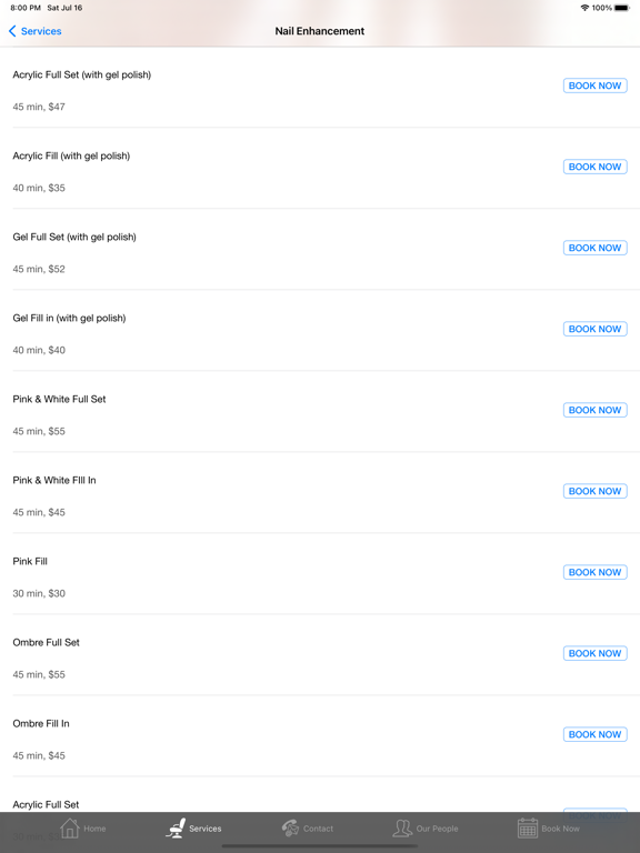 La Vida Nail Spa iPad Screenshots