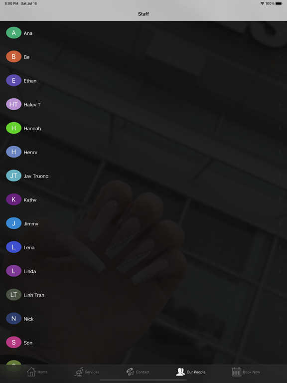 La Vida Nail Spa iPad Screenshots