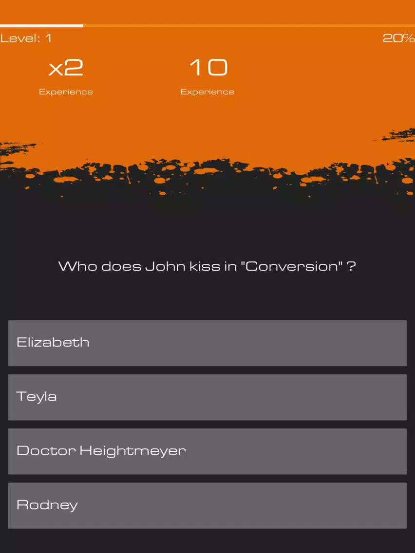 Quiz for Stargate SyFy TV Show iPad  स्क्रीनशॉट