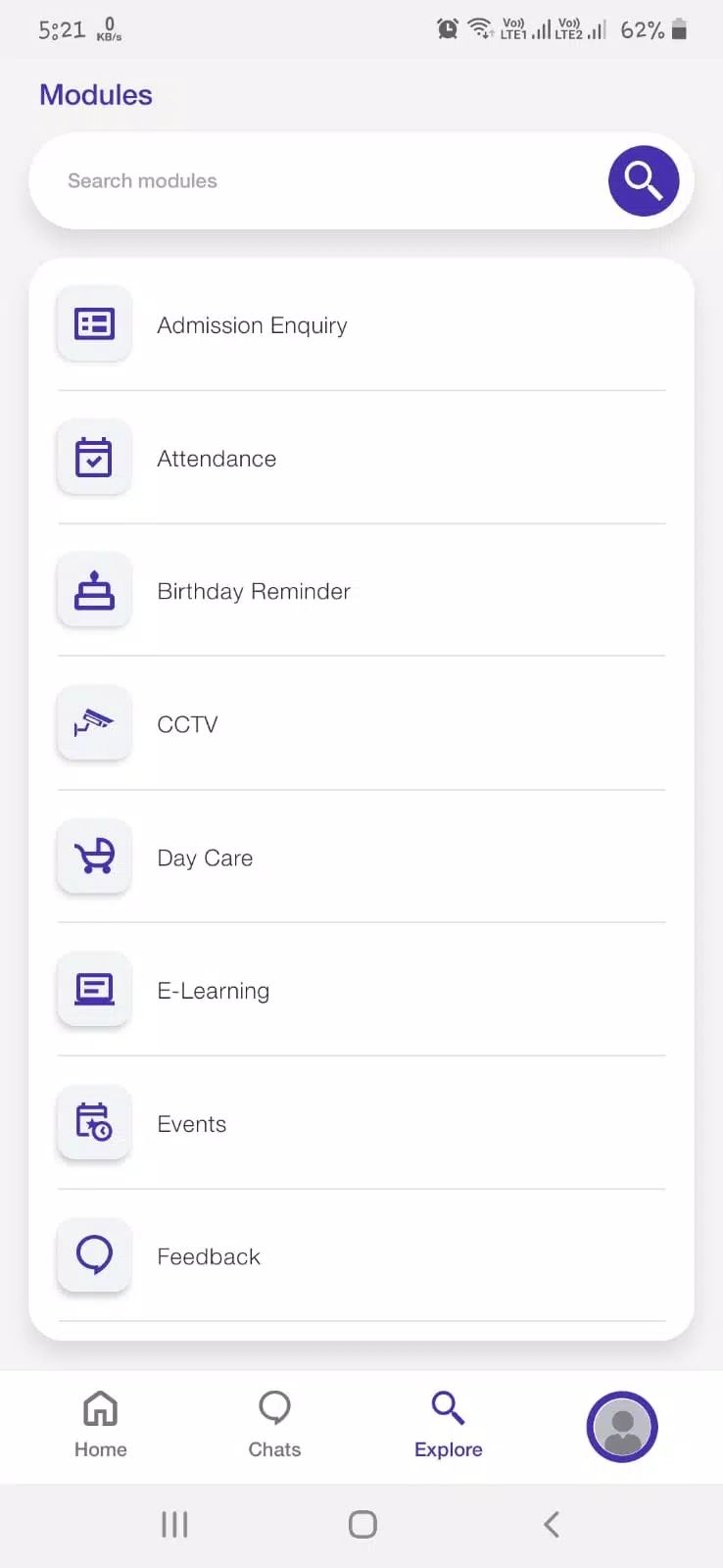 Ảnh chụp màn hình của Mayur International School