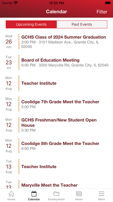 Granite City CUSD #9 Screenshots