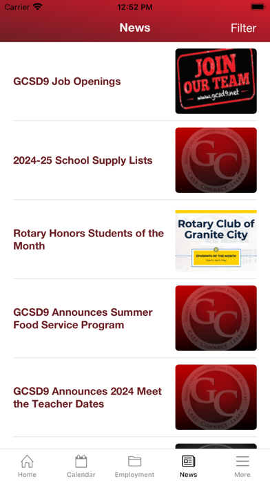 Granite City CUSD #9 Screenshots