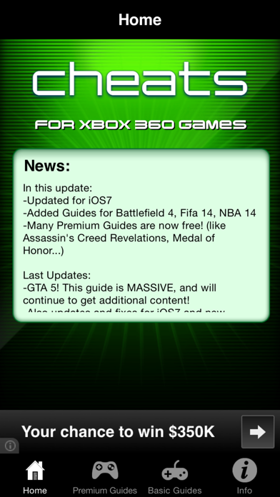 Cheats for XBox 360 Games - Including Complete Walkthroughs Screenshots