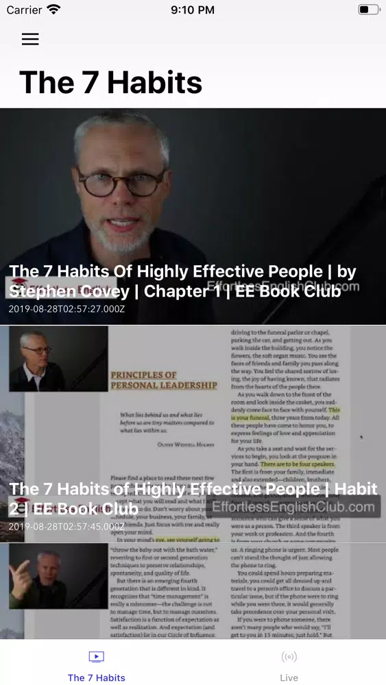 The 7 Habits - EEBookClub Screenshots