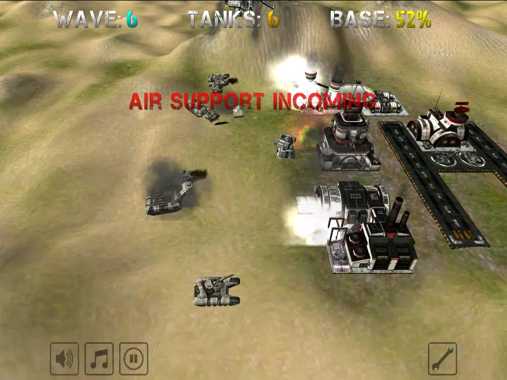 Tangkapan layar Tank Attack Wars iPad 