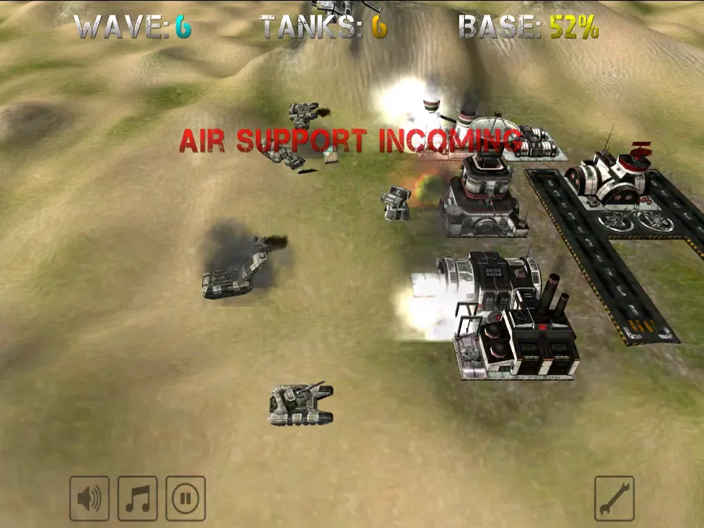 Tank Attack Wars iPad  Screenshots