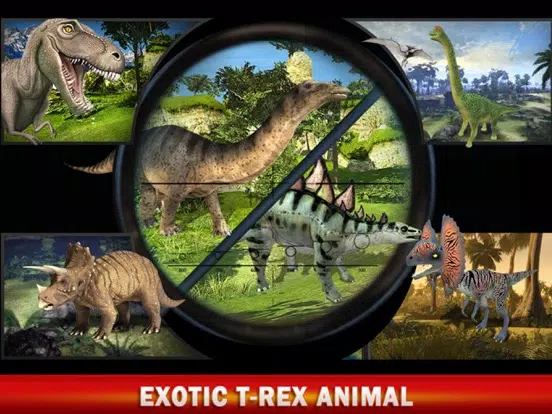 Dinosaur Hunter Pro 2016: T-Rex Wild Animals Rifle Shooting Hunting Simulator iPad  سکرین شاٹس