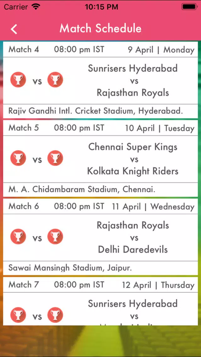 Live IPL 2018 League Fast Vigo应用截图