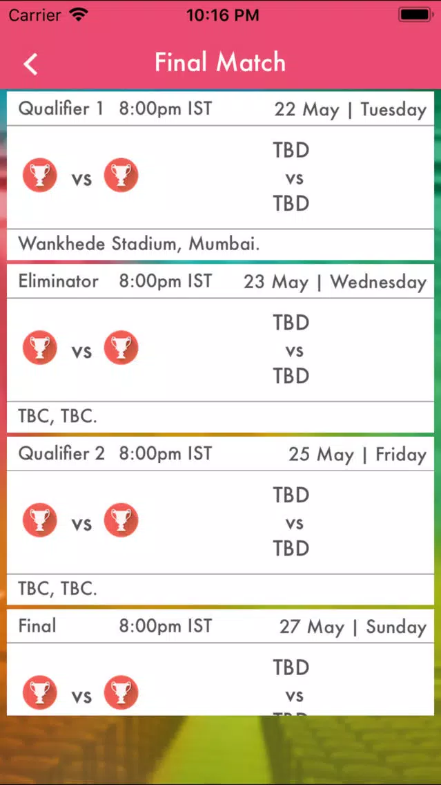 Live IPL 2018 League Fast Vigo应用截图