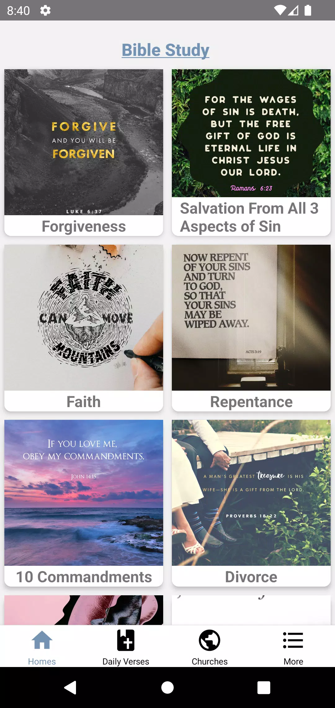 SDA Bible Study Screenshots