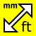 millimeters feet converter