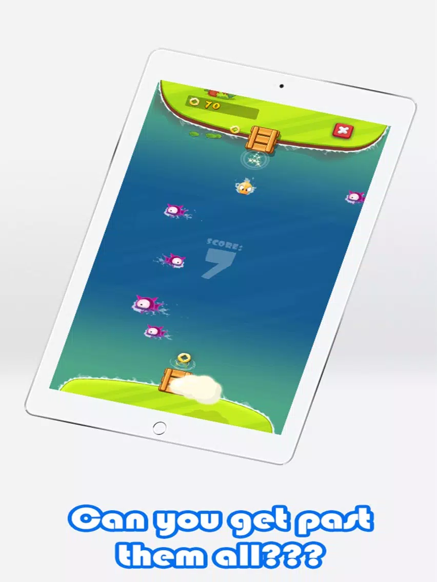 Capturas de pantalla de Seamonster Swim - help fishy escape sea monsters iPad 
